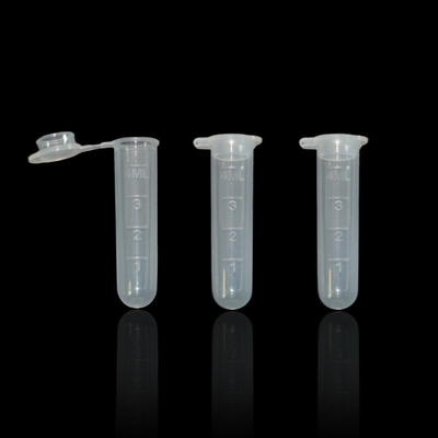 Tubes de prélèvement sanguin à grande vitesse 5 ml de tube à essai en PP avec fond rond et plafond max RCF 50000xg