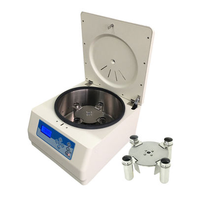 Centrifuge basse vitesse L420 avec contrôle par microprocesseur, écran LCD et rotor en acier inoxydable pour la recherche clinique