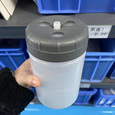 Bouteilles centrifugeuses à grande vitesse 1000 ml PPCO couvercle à vis pour un traitement précis des échantillons