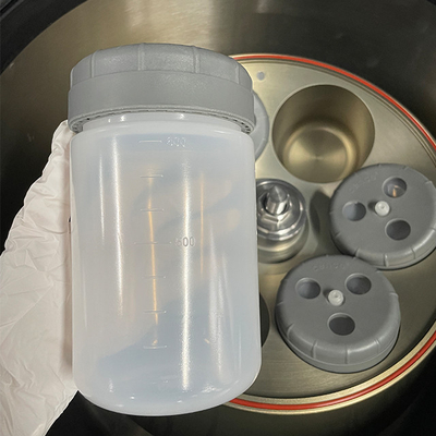 Bouteilles centrifugeuses à grande vitesse 1000 ml PPCO couvercle à vis pour un traitement précis des échantillons