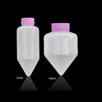 Classification des tubes de centrifugeuse 250 ml Tubes coniques pour les centrifugeuses à grande vitesse