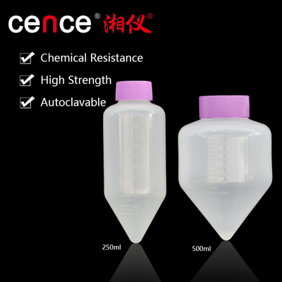 Classification des tubes de centrifugeuse 250 ml Tubes coniques pour les centrifugeuses à grande vitesse