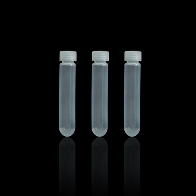 fournitures médicales à grande vitesse tube d'essai à fond rond de 10 ml avec matériel PPCO et bouchon