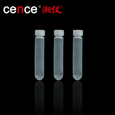 fournitures médicales à grande vitesse tube d'essai à fond rond de 10 ml avec matériel PPCO et bouchon