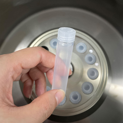 fournitures médicales à grande vitesse tube d'essai à fond rond de 10 ml avec matériel PPCO et bouchon