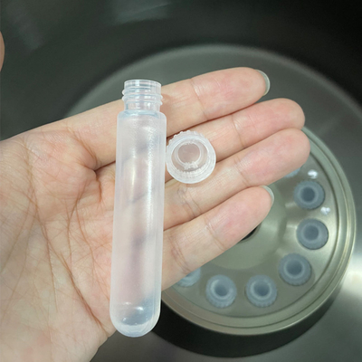 fournitures médicales à grande vitesse tube d'essai à fond rond de 10 ml avec matériel PPCO et bouchon