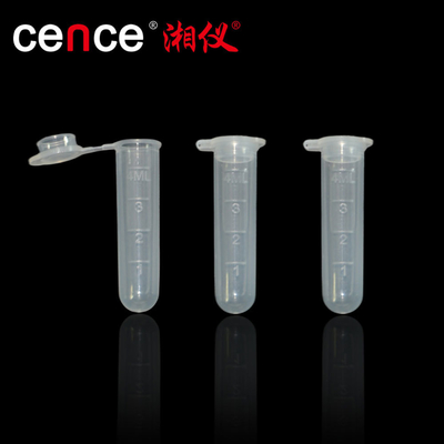 Tubes de prélèvement sanguin à grande vitesse 5 ml de tube à essai en PP avec fond rond et plafond max RCF 50000xg