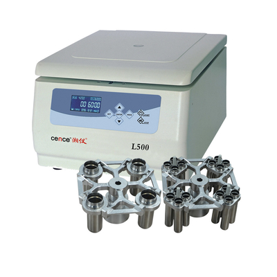 L500 Centrifugeuse médicale 5000r/min 16x15ml Capacité 1-99min Températeur