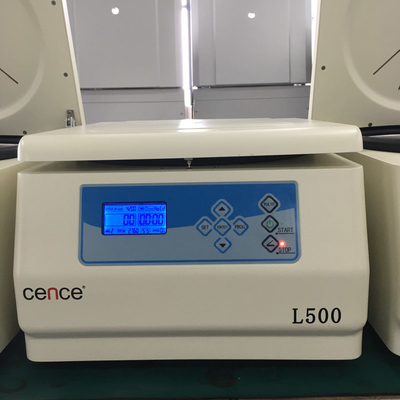 L500 Centrifugeuse médicale 5000r/min 16x15ml Capacité 1-99min Températeur
