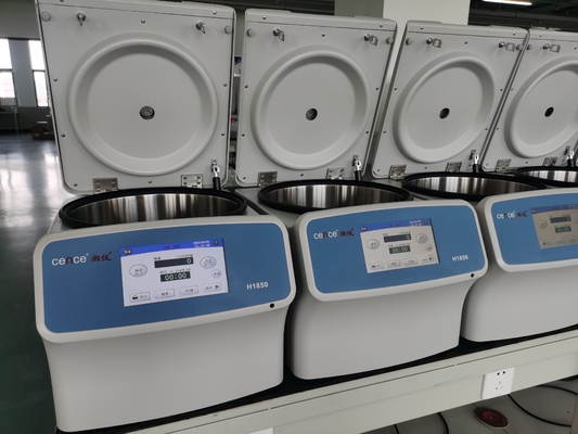 Cence H1850 Centrifugeuse à grande vitesse 18500 tours par minute 23797xg Machine de laboratoire médical