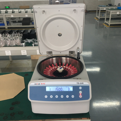 Centrifuge Cence TD-24K basse vitesse pour 24 cartes de gel sanguin 2000 tr/min