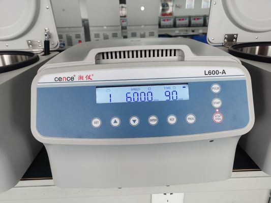 Centrifuge Cence L600-A basse vitesse 6000 tr/min 5120xg pour la séparation sanguine