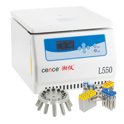 L550 Centrifugeuse à basse vitesse 5500 r/min 4x500 ml Capacité de séparation du sang