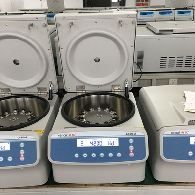 Cence L420-A Centrifugeuse à basse vitesse 4200 tours par minute 2760xg Capacité maximale