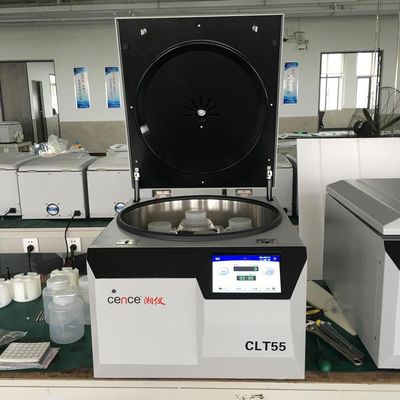 Nouvelle centrifugeuse de paillasse CLT55R, modèle CLT55R, à basse vitesse, avec une vitesse maximale de 5500 tr/min, une FCR de 5951xg et une grande capacité de 4x750ml