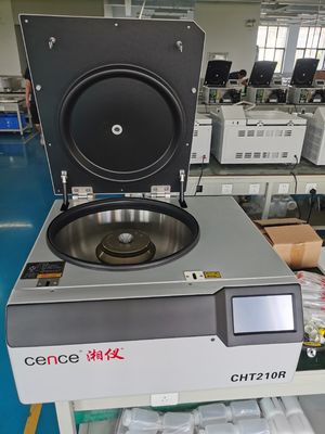 Centrifuge de paillasse réfrigérée CHT210R pour sang, vitesse maximale 21 000 tr/min, FCR max. 32 752xg et capacité de 4 x 750 ml
