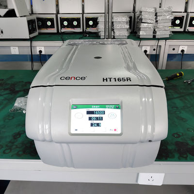 HT165R Centrifuge Réfrigérée Haute Vitesse avec une vitesse maximale de 16500 tr/min, une FCR maximale de 26054xg et une capacité maximale de 48x1,5 ml