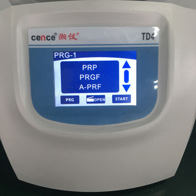 Centrifugeuse CENCE TD4 PRP avec 4000 tr/min, construction en plastique ABS et capacité de rotor de 8x15 ml pour usage en laboratoire