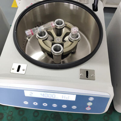 Machine de centrifugation PRP avec une vitesse maximale de 5000 tr/min, 3555xg RCF et écran LCD pour usage en laboratoire