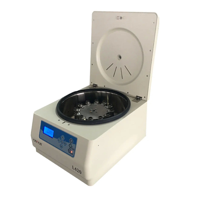 Serum sanguin et plasma clinique Centrifugeuse de bureau de laboratoire L420 avec rotor d' oscillation de 12x15 ml